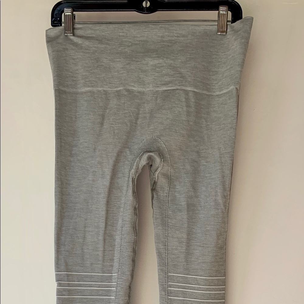 BLANQI Sport Support Grey Leggings W/ Stripes